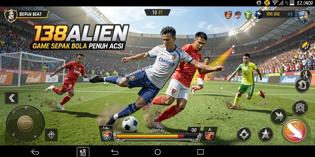 Tampilan luar biasa dari gameplay sepak bola 138ALIEN.