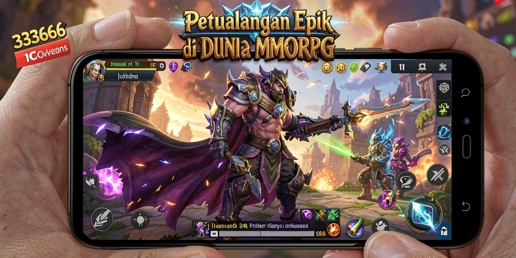 Screenshot menampilkan aksi seru dalam permainan MMORPG.