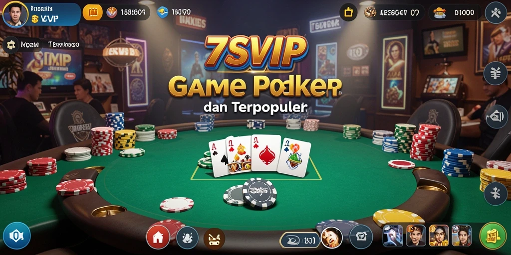 Gameplay seru dari 7SVIP yang menampilkan aksi Poker mendebarkan.