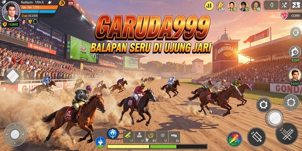 Tangkaan mendebarkan dari balapan di GARUDA999 dengan mobil cepat.