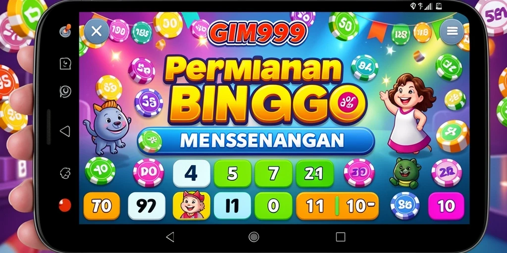 Screenshot gameplay GIM999 menampilkan suasana permainan Bingo yang seru.