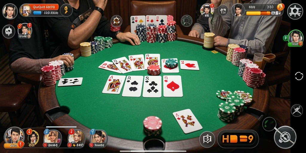 Tampilan gameplay HIT9 QiuQiu yang menarik dan menegangkan.