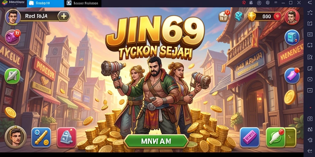 Screenshot utama JIN69 menampilkan pengelolaan bisnis yang menarik.