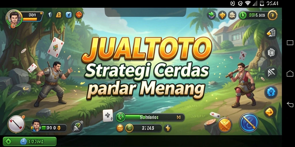 Tampilan gameplay strategis yang menantang dan mendebarkan.