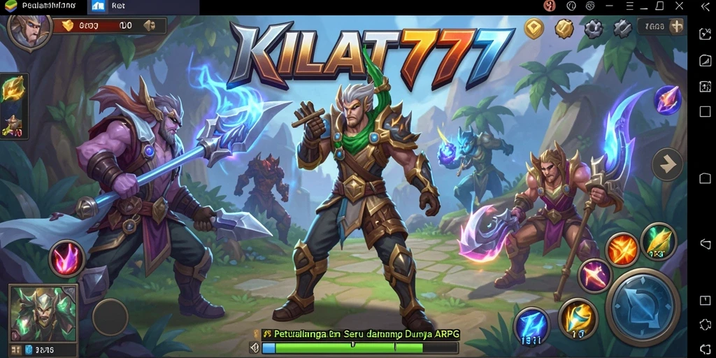 Tangkapan layar dari gameplay seru ARPG di KILAT777.