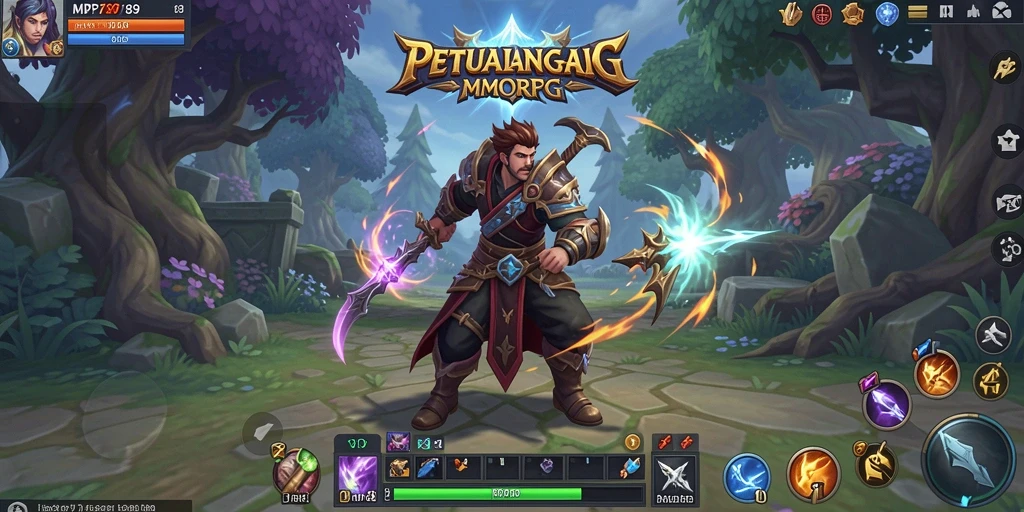 Tampilan menarik gameplay MMORPG MVP789 yang seru.