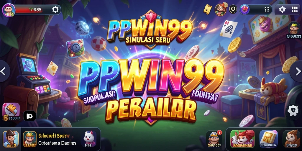 Tampilan screenshot utama PPWIN99 menunjukkan gameplay Simulation yang menawan.