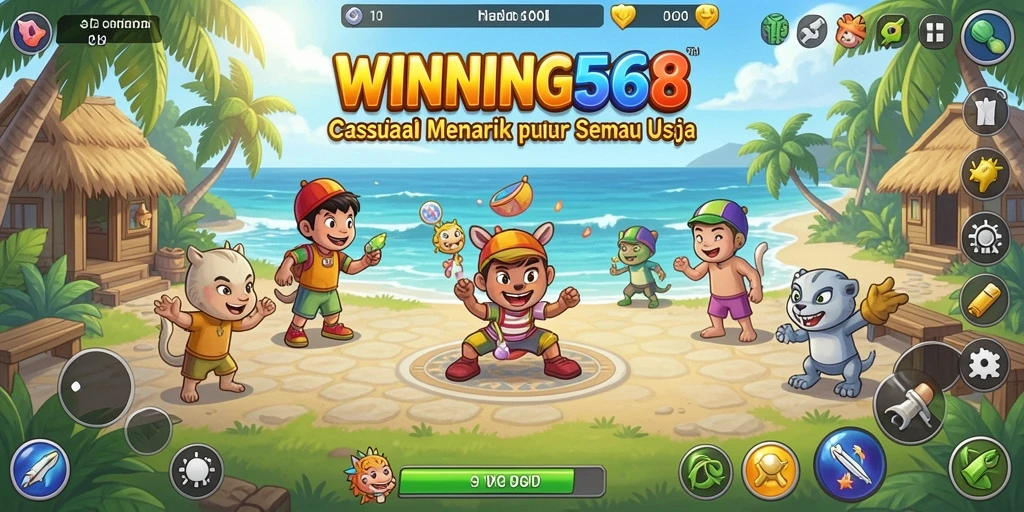 Tampilan gameplay menarik dari WINNING568 yang menghibur.