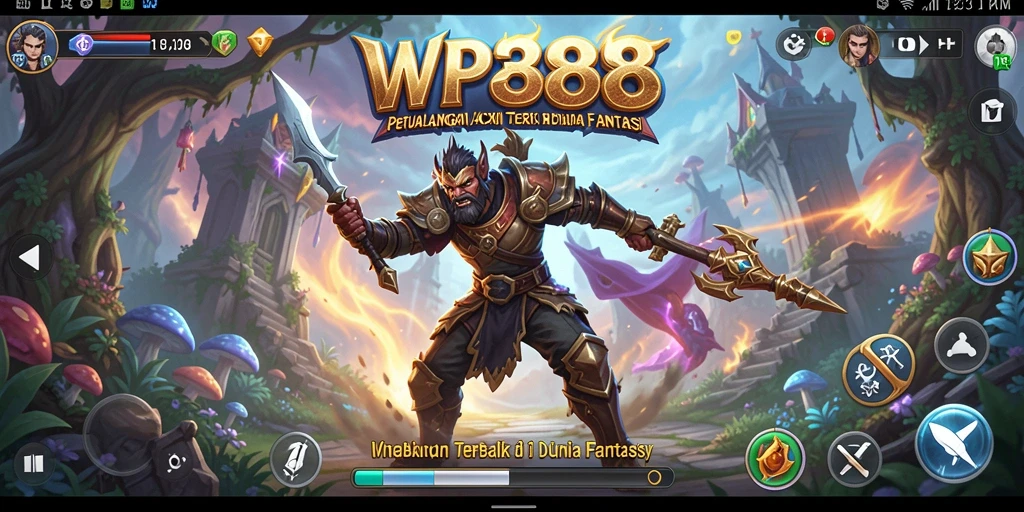 Gameplay seru di dunia fantastis WP888.
